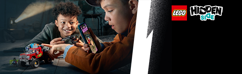 Experience El Fuego's Stunt Truck playset from LEGO® Hidden Side™