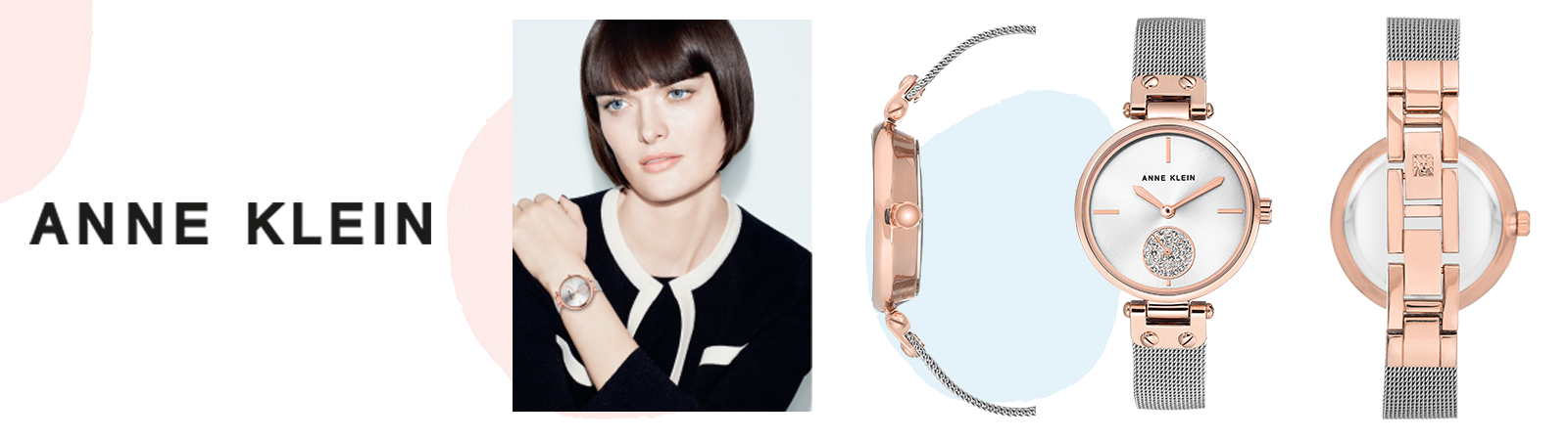 Anne Klein's trendy Swarovski® crystal-accented watch