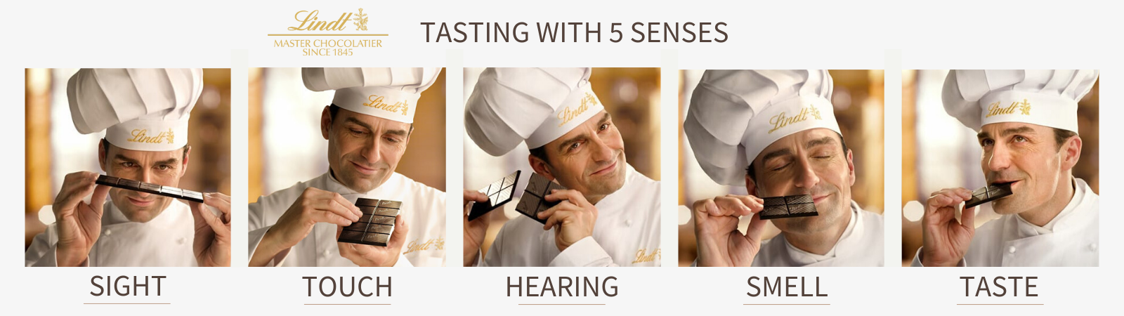 Lindt | Tasting with 5 senses
