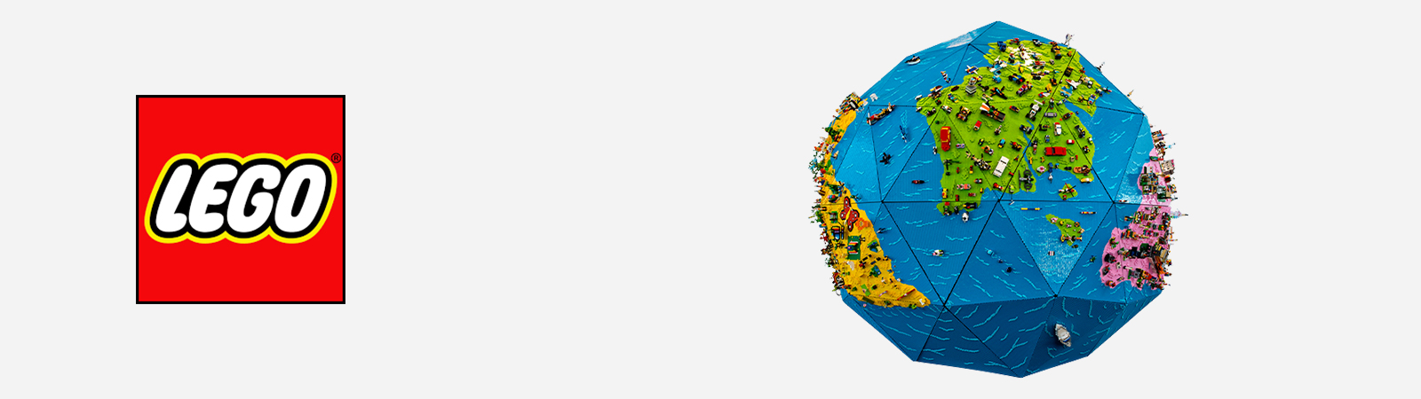 LEGO® unveiled a 13ft globe showcasing creations from 430 children