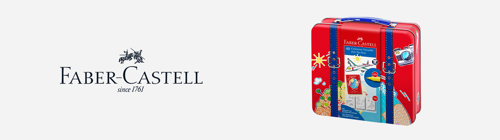 Meet the Connector felt tip pen suitcase from Faber-Castell
