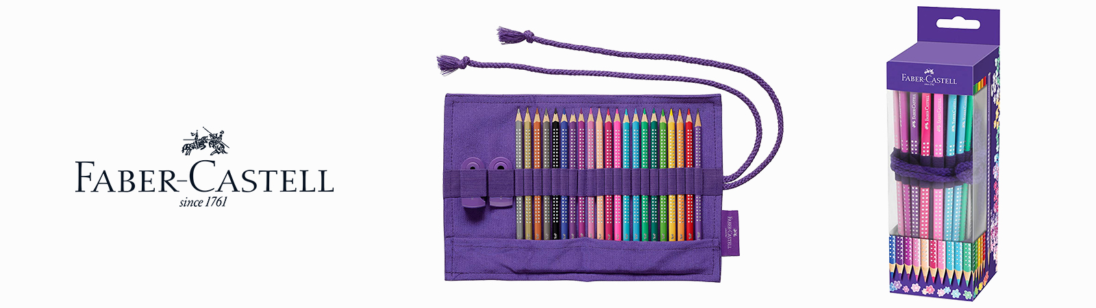 Sparkle color pencil roll from Faber-Castell