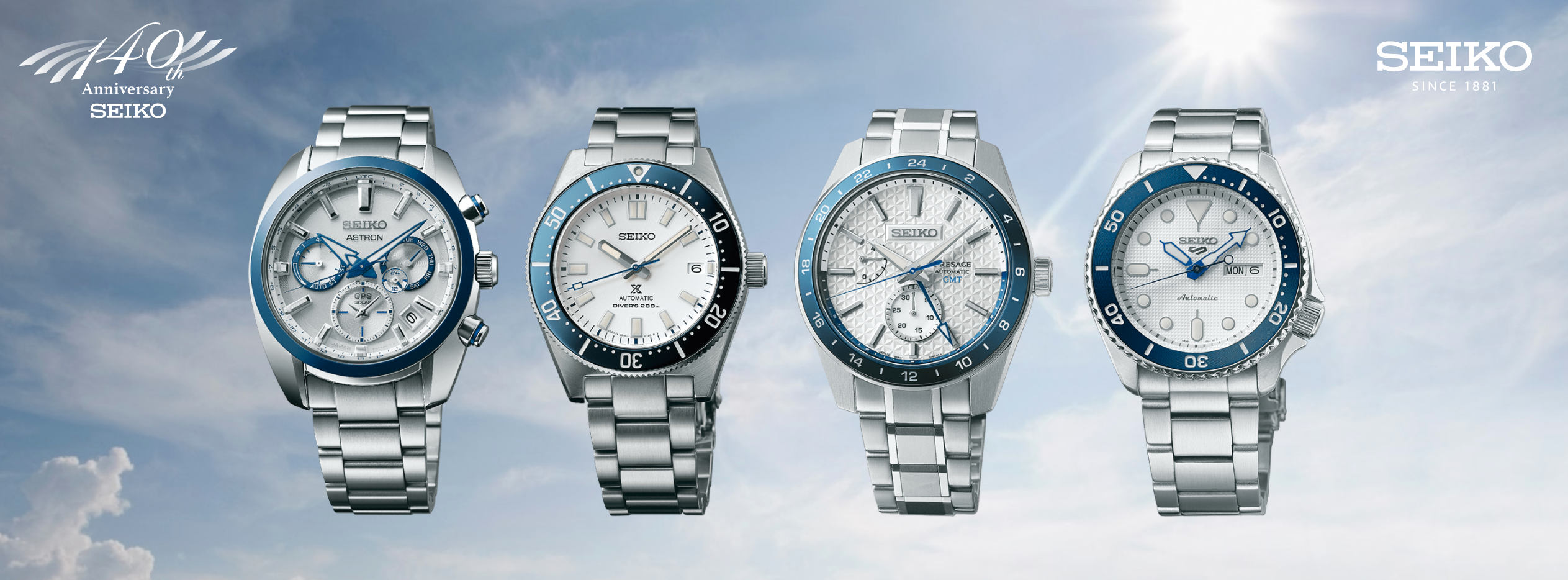 Adventures in Time - 140th Anniversary of Seiko Watches 