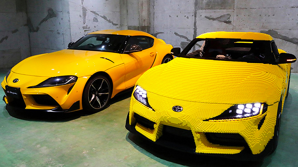 Amazing Life Size LEGO Toyota GR Supra