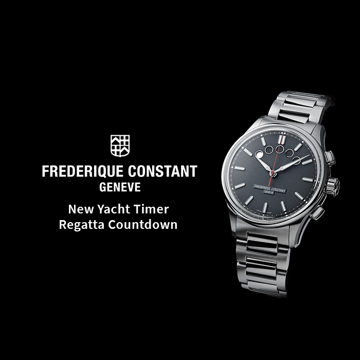 Frederique Constant unveils new Yacht Timer Regatta Countdown
